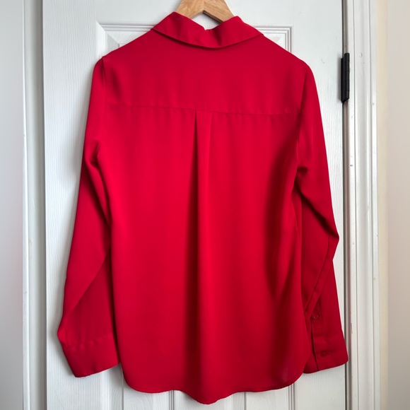 Express Women's Red Portfolio Blouse [M] - Picture 2 of 4